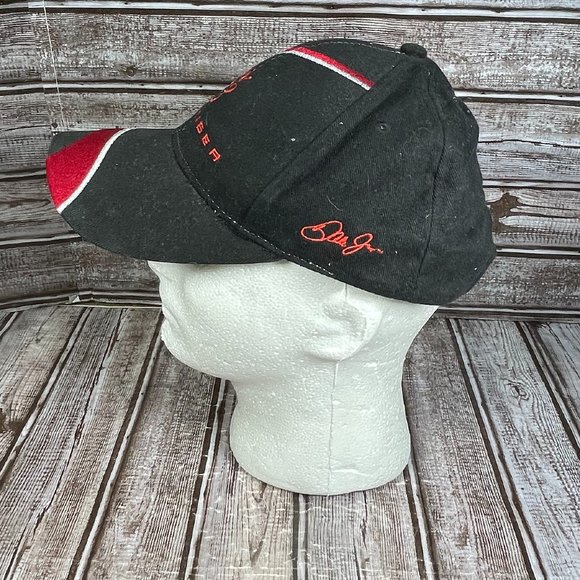 WINNER'S CIRCLE Budweiser Dale Earnhardt Jr. #8 Cap Hat Black NASCAR OSFA - Picture 4 of 7